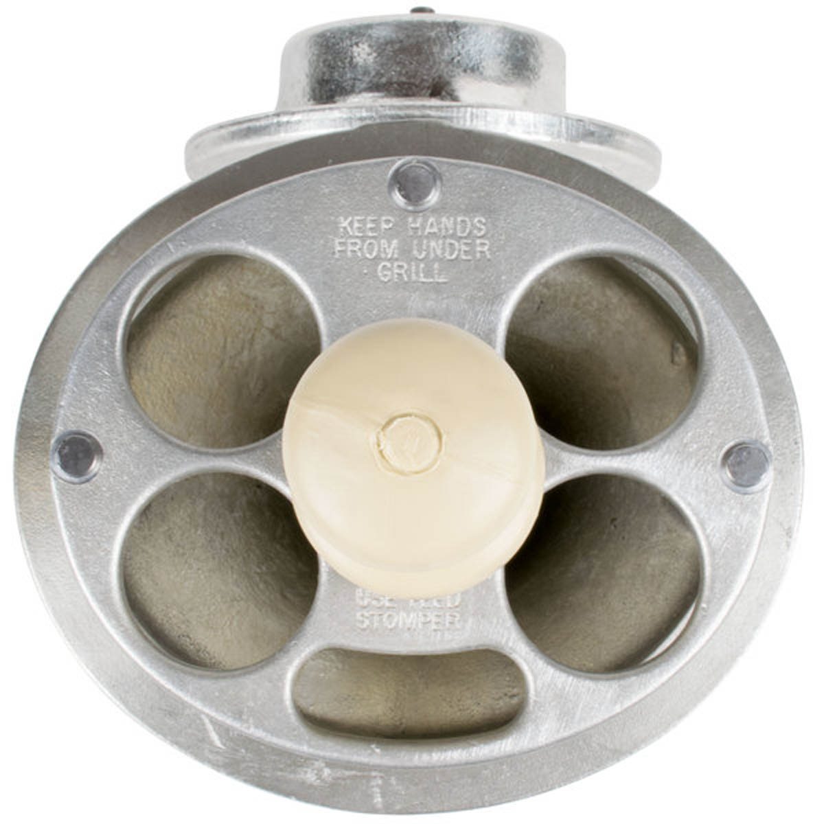 Hobart 22C/E-FS5PLT Funnel Throat Chop End Assy for #22 Hub Tin Cylinder Auger Knife 5 Carbon Steel Grind Plates