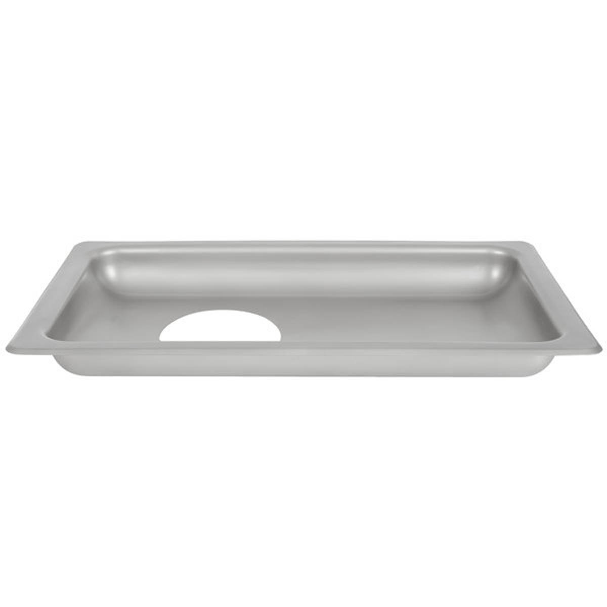 Hobart 22PAN-SSTFS - 27-3/4" x 15-5/8" x 3" Stainless Steel Rectangular Grind Pan, Hub #22, Meat Grinder Part