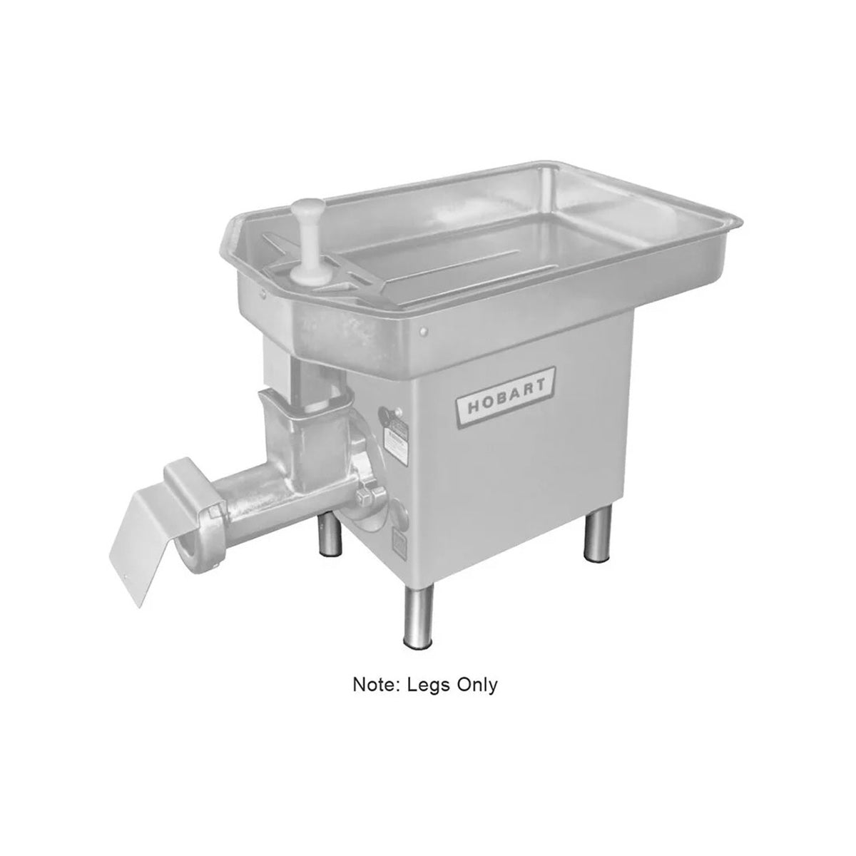 Hobart 32LEG-18 - 18" Chrome-Plated Meat Grinder Leg Set, Heavy-Duty Stainless Steel Feet