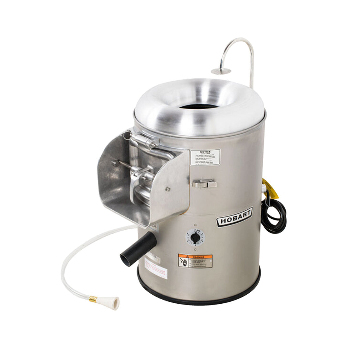 Hobart 6115-11 Potato Peeler - 15-20 lb Capacity, 1/3 HP, Stainless Steel, Removable Carbide Disc