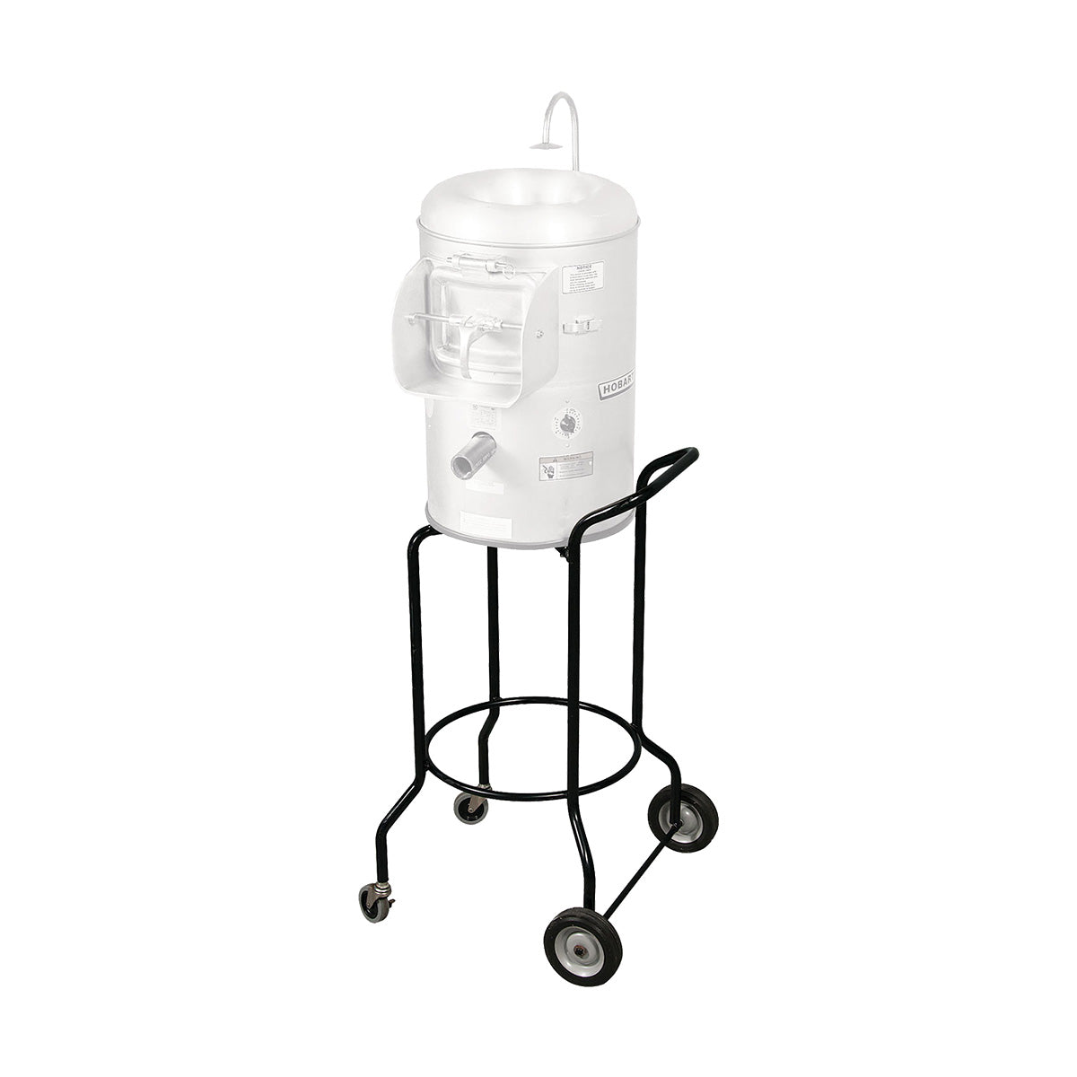 Hobart 6115-PSTAND Portable Stand for Potato Peeler, Adjustable Height, 3.5 ft, 1.2 lbs, Black Finish