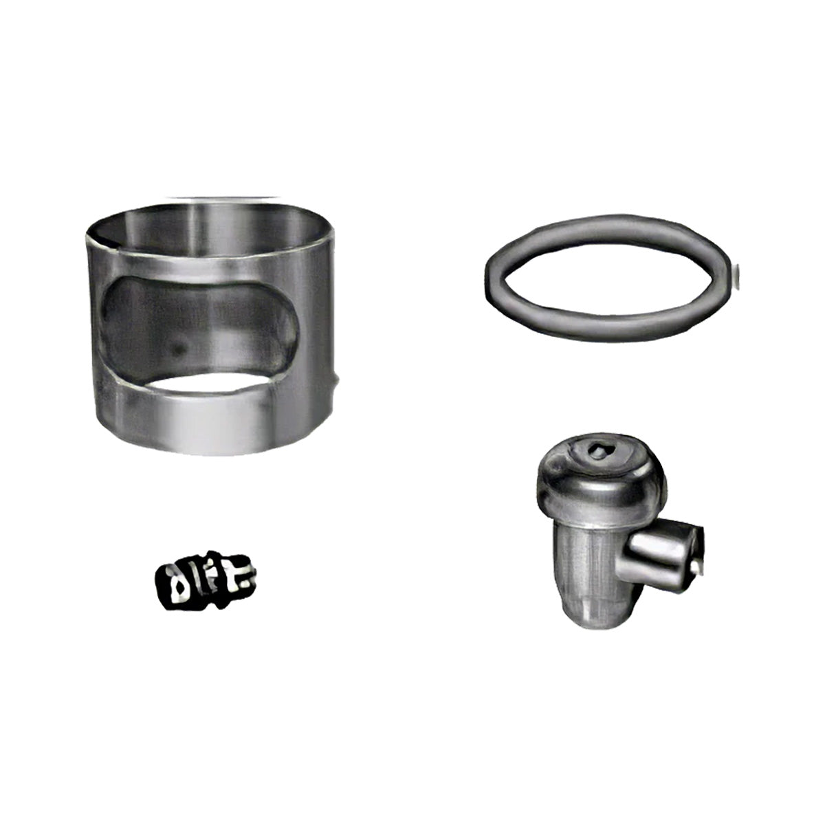 Hobart ACCESS-GROUPA Disposer Accessory Kit - Ring, Silver-Saver Sleeve, Water Swirl, Vacuum Breaker