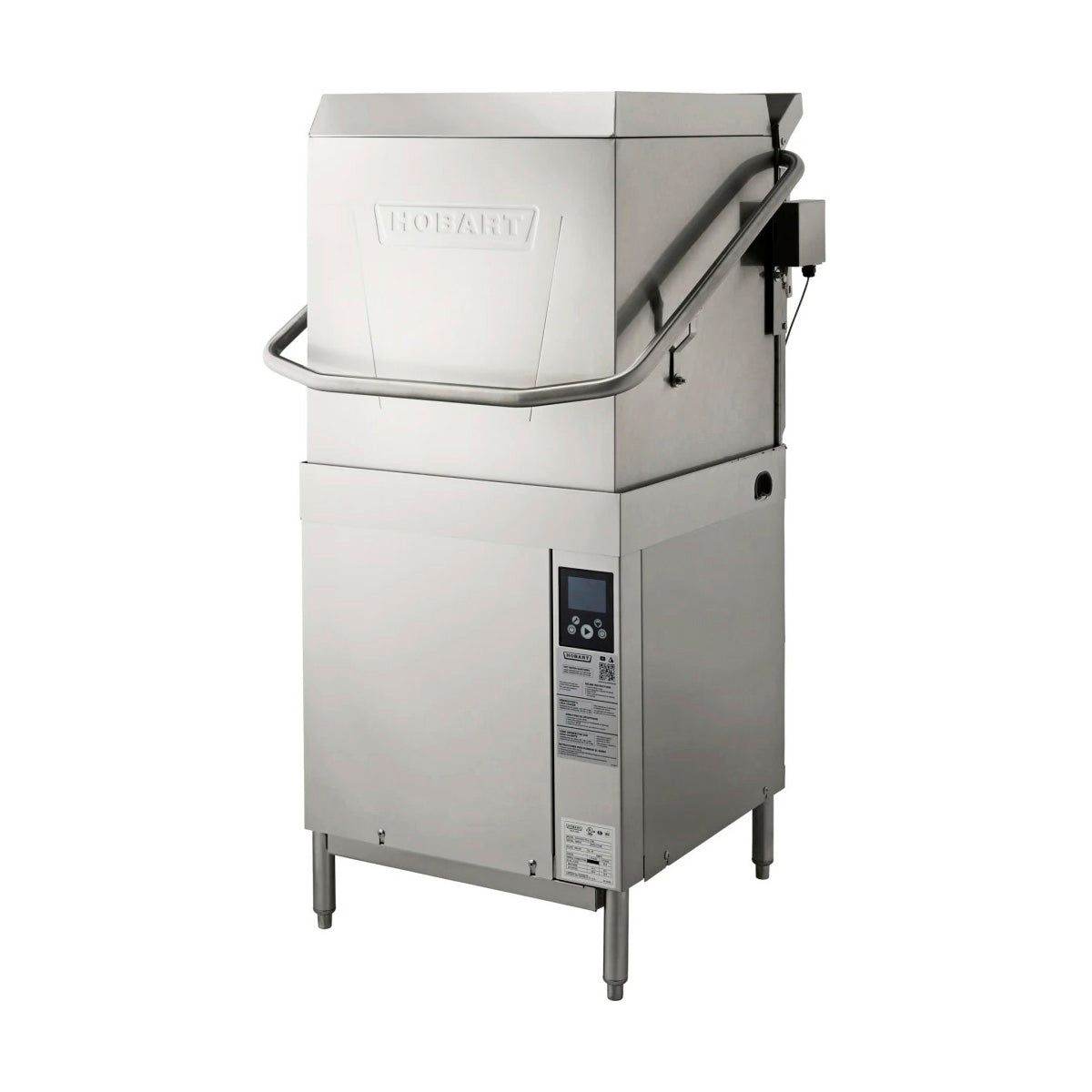 Hobart AM16-BAS-4 36.5" Door Type Dishwasher, 60 Racks/Hr - 40.2 Gal/Hr - High Temp w/Booster