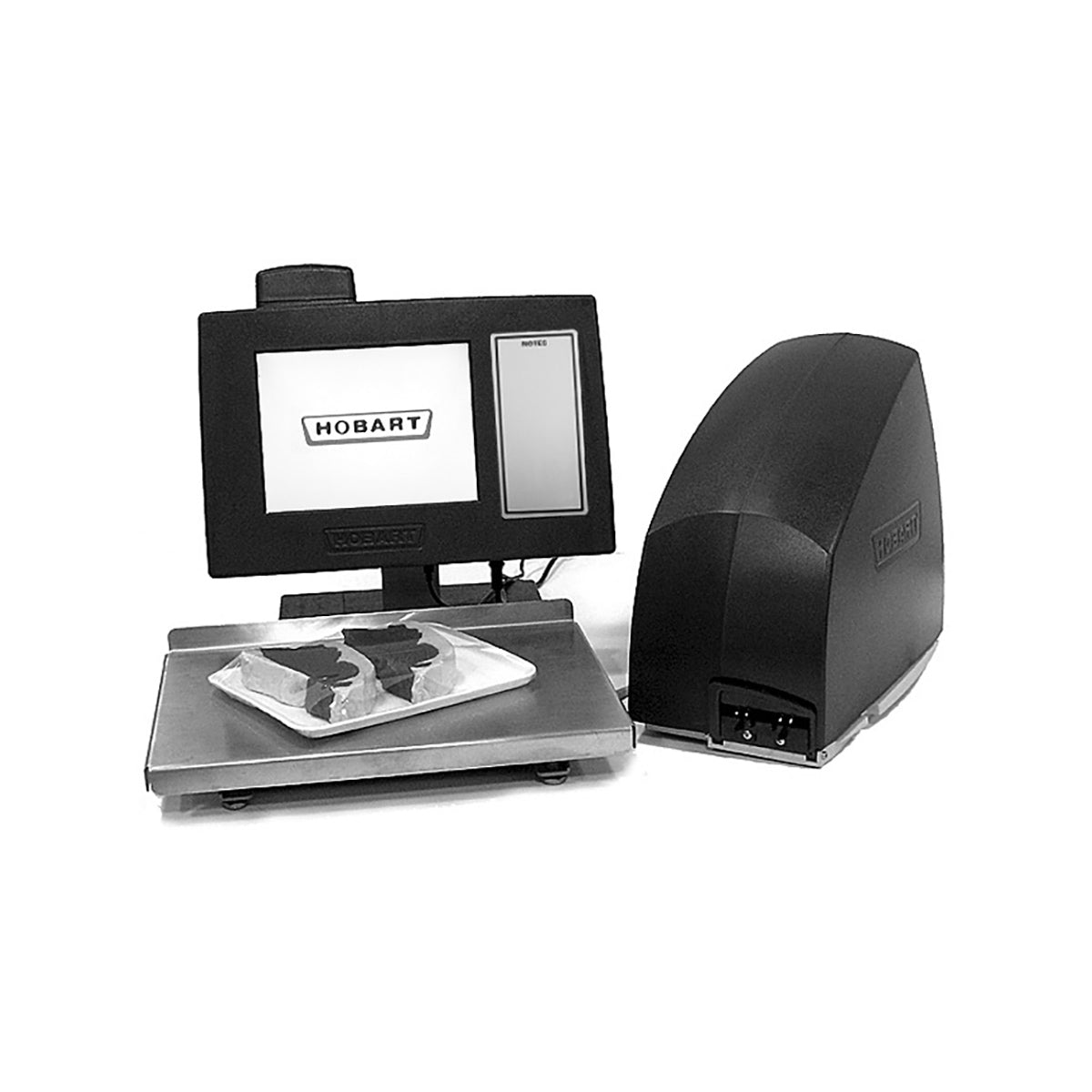 Hobart EPSA-1 Access Prepack Stand-Alone Commercial Portion Scale, 50 lb Capacity, 0.01 lb Accuracy