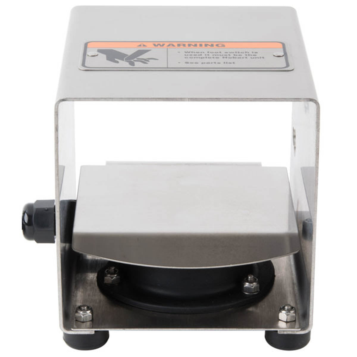 Hobart FOOTSW Pneumatic Foot Control, Heavy-Duty Steel Foot Attachment for Meat Grinder, 12" Height, 3" Width