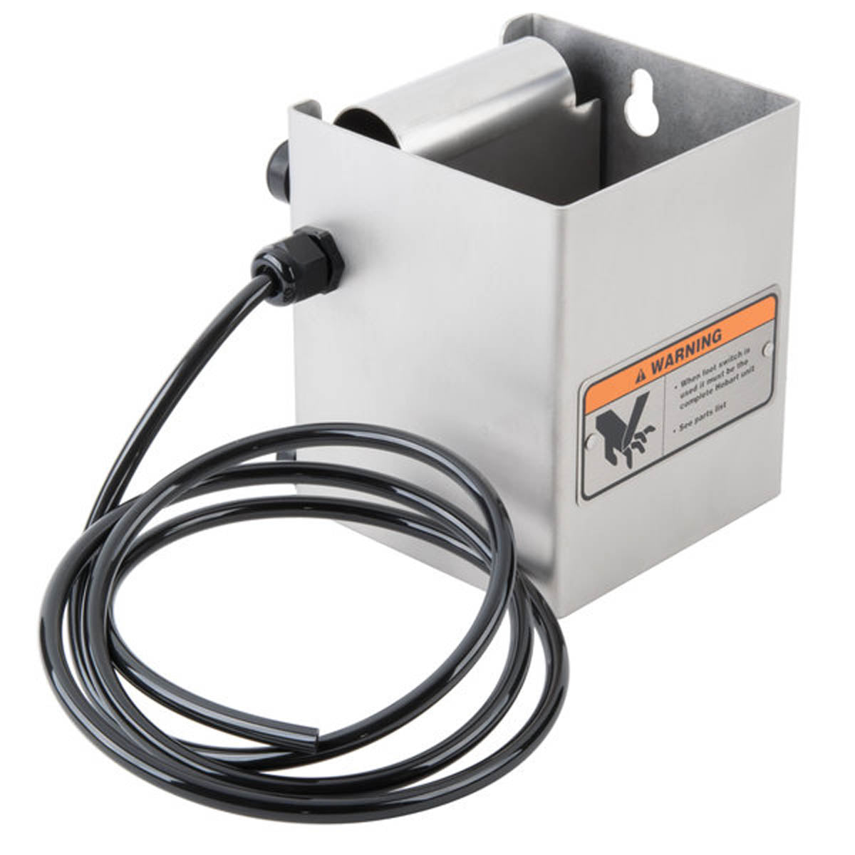 Hobart FOOTSW Pneumatic Foot Control, Heavy-Duty Steel Foot Attachment for Meat Grinder, 12" Height, 3" Width