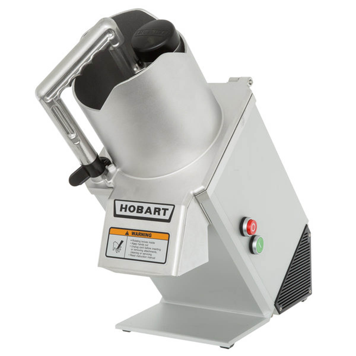 Hobart FP150-1B Benchtop Continuous Feed Food Processor with 15PLTSS-6PACK-SS, 14 lbs per/min, 1/2 hp