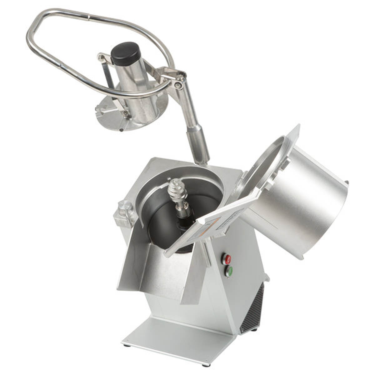 Hobart FP350-1A Benchtop Continuous Feed Food Processor with 3PLATE-3PACK-SS, 26 lbs per/min, 1 hp