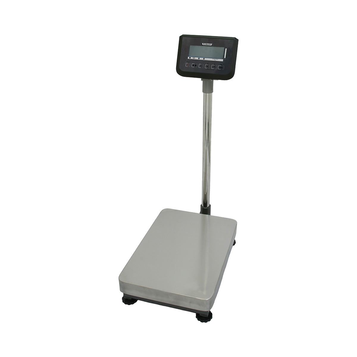 Hobart HBR302-1 Bench Receiving Scale, 300 lb. x 0.1 lb. Capacity, 90° Rotating Display, Rechargeable Battery or AC Adaptor, Tare Indicator