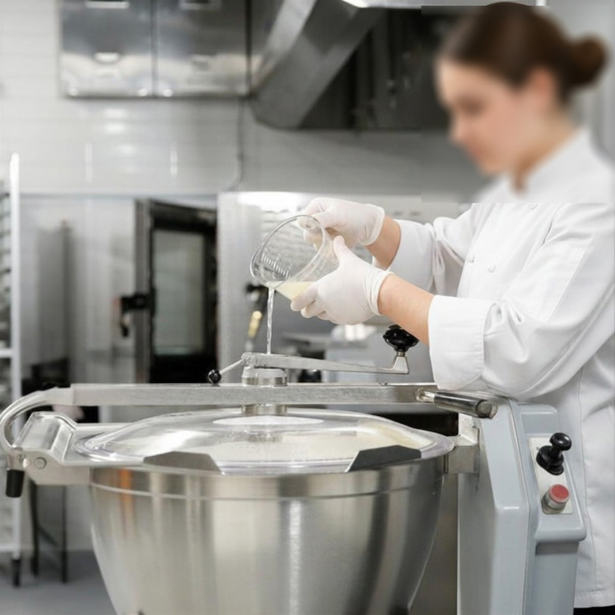 Hobart HCM450-3 Vertical Cutter Mixer with 45 qt Capacity, Tilting Bowl, 5 hp, US/EXPORT Configuration