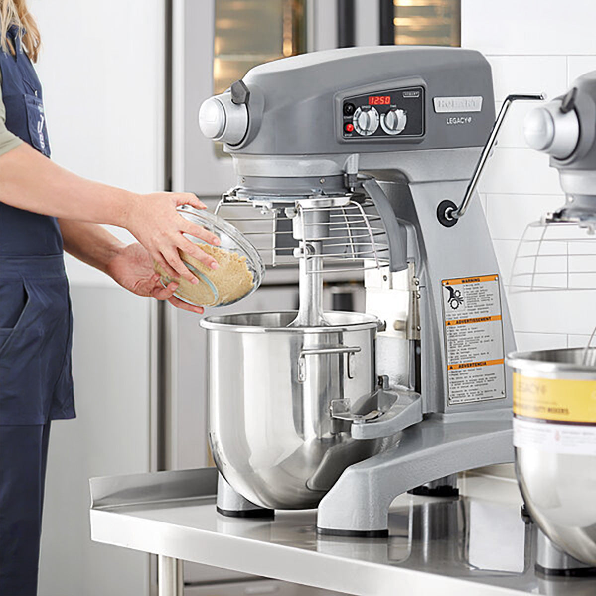 Hobart HL120-1STD Countertop 12 qt Planetary Mixer, #12 HUB, 3-Speed, 1/2 hp