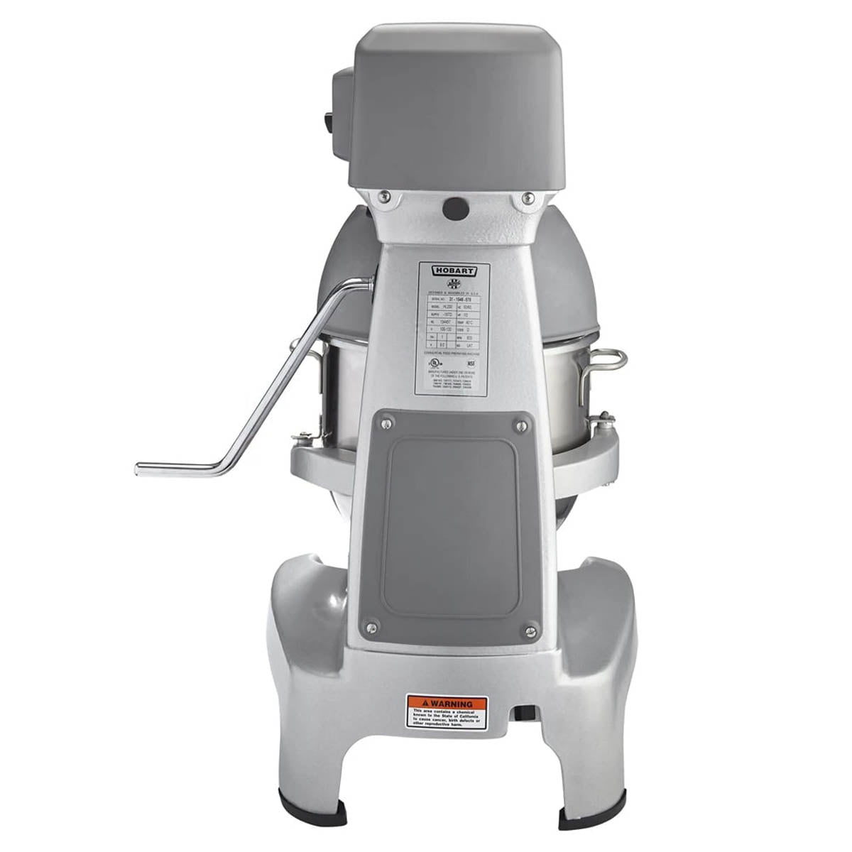 Hobart HL200-2STD Countertop 20 qt Planetary Mixer with Timer, #12 HUB, 3-Speed, 1/2 hp