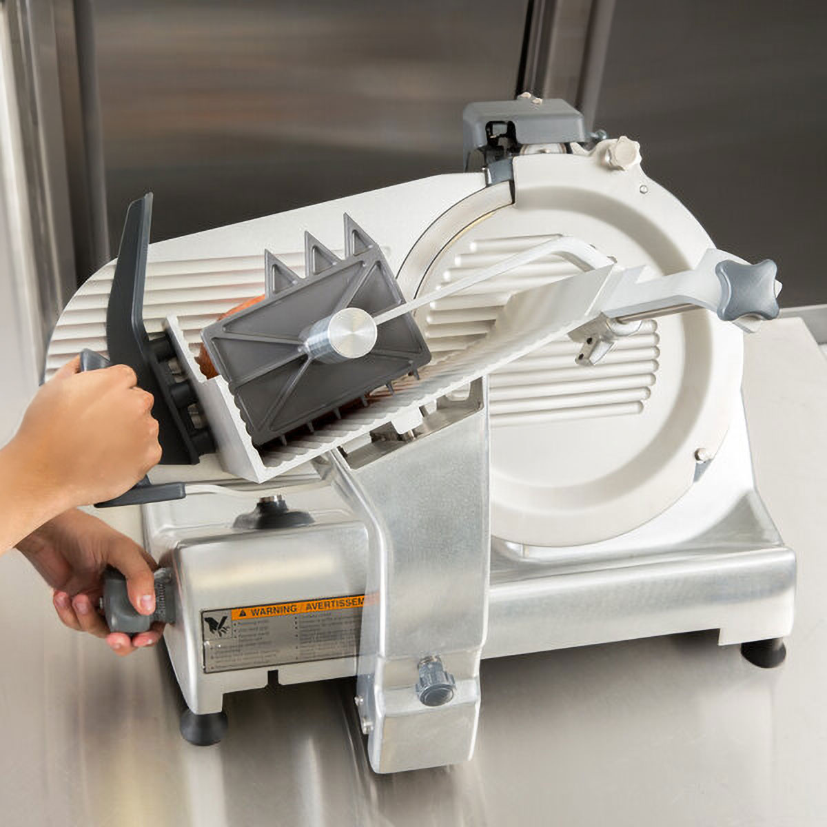 Hobart HS6-1 13" Manual Slicer with Removable Knife - 1/2 HP