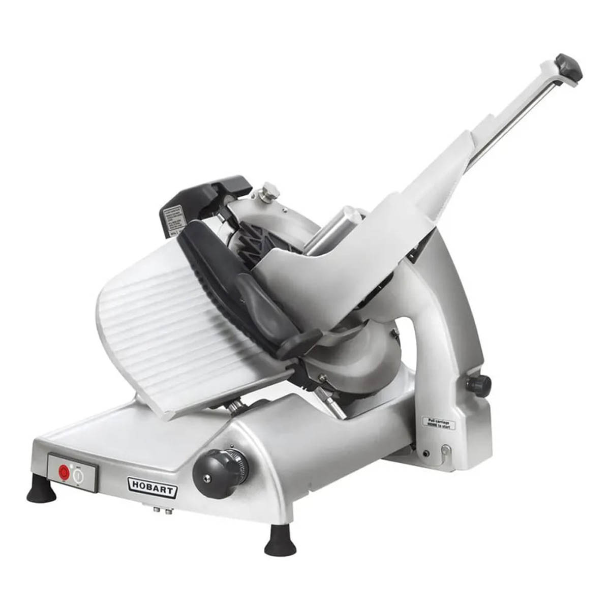Hobart HS6N-1 Heavy Duty Meat Slicer - 13" CleanCut Knife, 1/2 HP 120V Motor, Aluminum, Finish