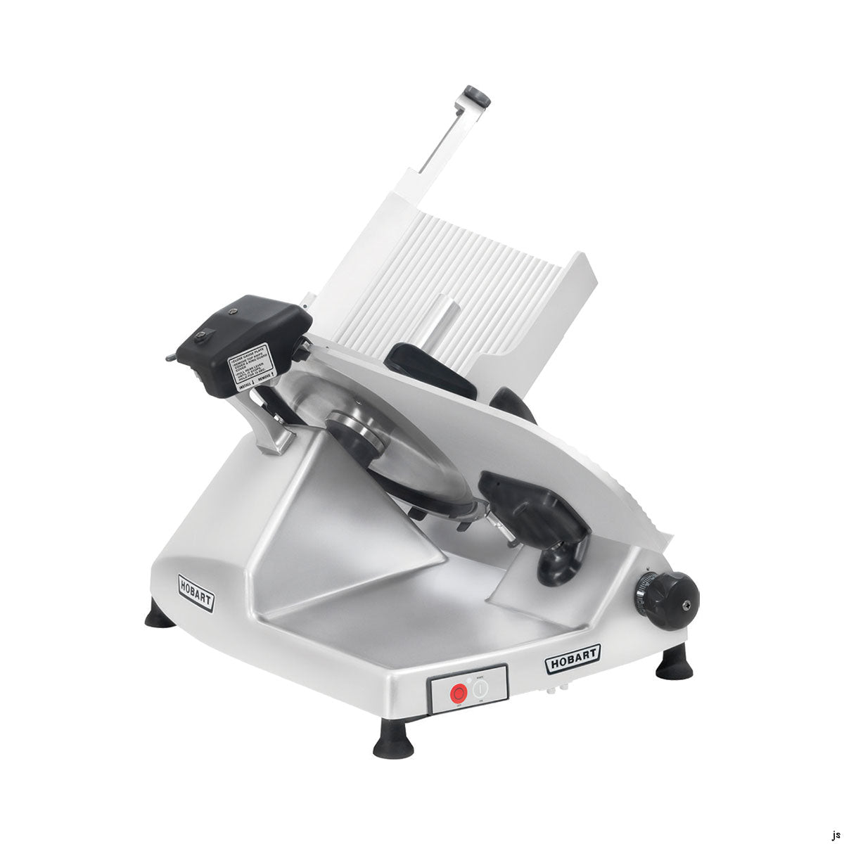 Hobart HS8N-HV50C Meat Slicer - 13" CleanCut Knife, Anodized Aluminum, 1/2 HP, 220-240V, Belt Drive