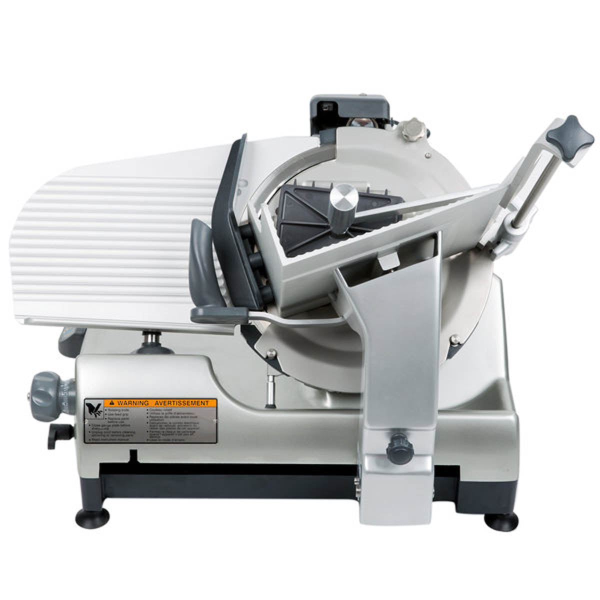 Hobart HS9-1 - 13" CleanCut Automatic Meat Slicer, 1/2 HP 120V, Anodized Aluminum, Belt Drive