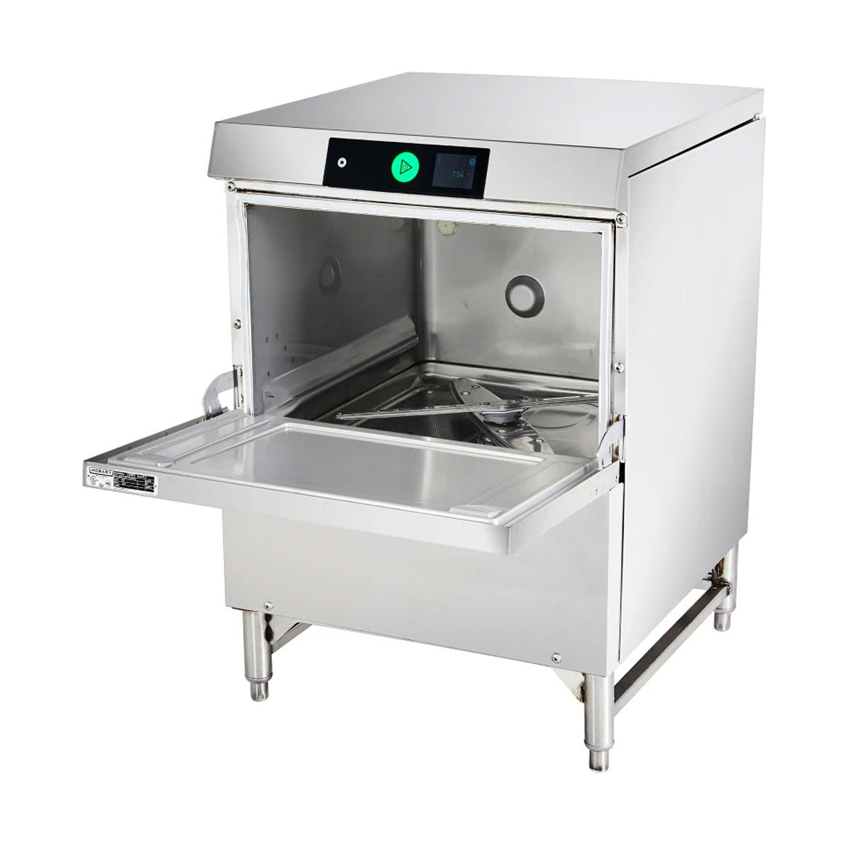 Hobart LXGNPR-1 Undercounter Dishwasher/Glasswasher,38 or 29 Racks/Hr-Low Temp-120V