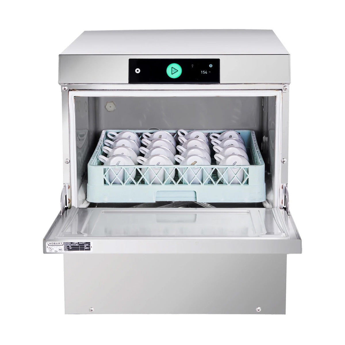 Hobart LXGNPR-3 Undercounter Dishwasher/Glasswasher,38 or 29 Racks/Hr-Low Temp-120V