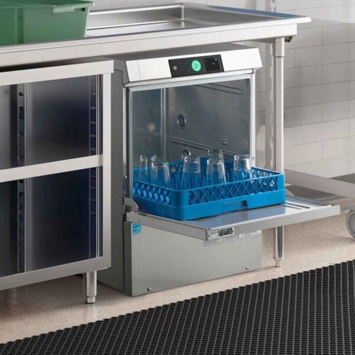 Hobart LXNR-2 Undercounter Dishwasher-30,24,13 Racks/Hr-High Temp with Booster