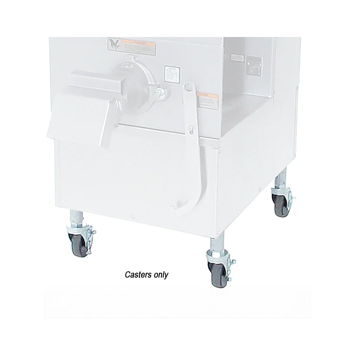 Hobart MGLEG-AJC12 - Long Adjustable Legs, 12-11/16 to 17-1/2" Tall, 4" Casters, Lockable Swivel, Meat Grinder Parts