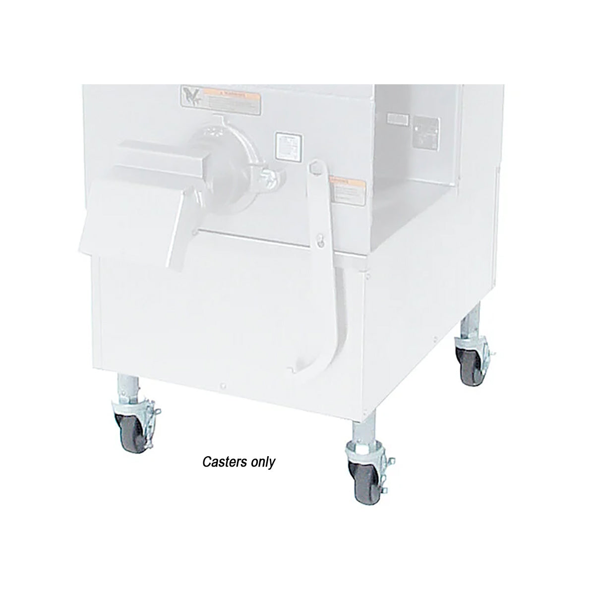 Hobart MGLEG-AJC9 Short Adjustment Moveable Legs, 10-1/16 - 12-1/4" Tall, 4" Lockable Swivel Casters