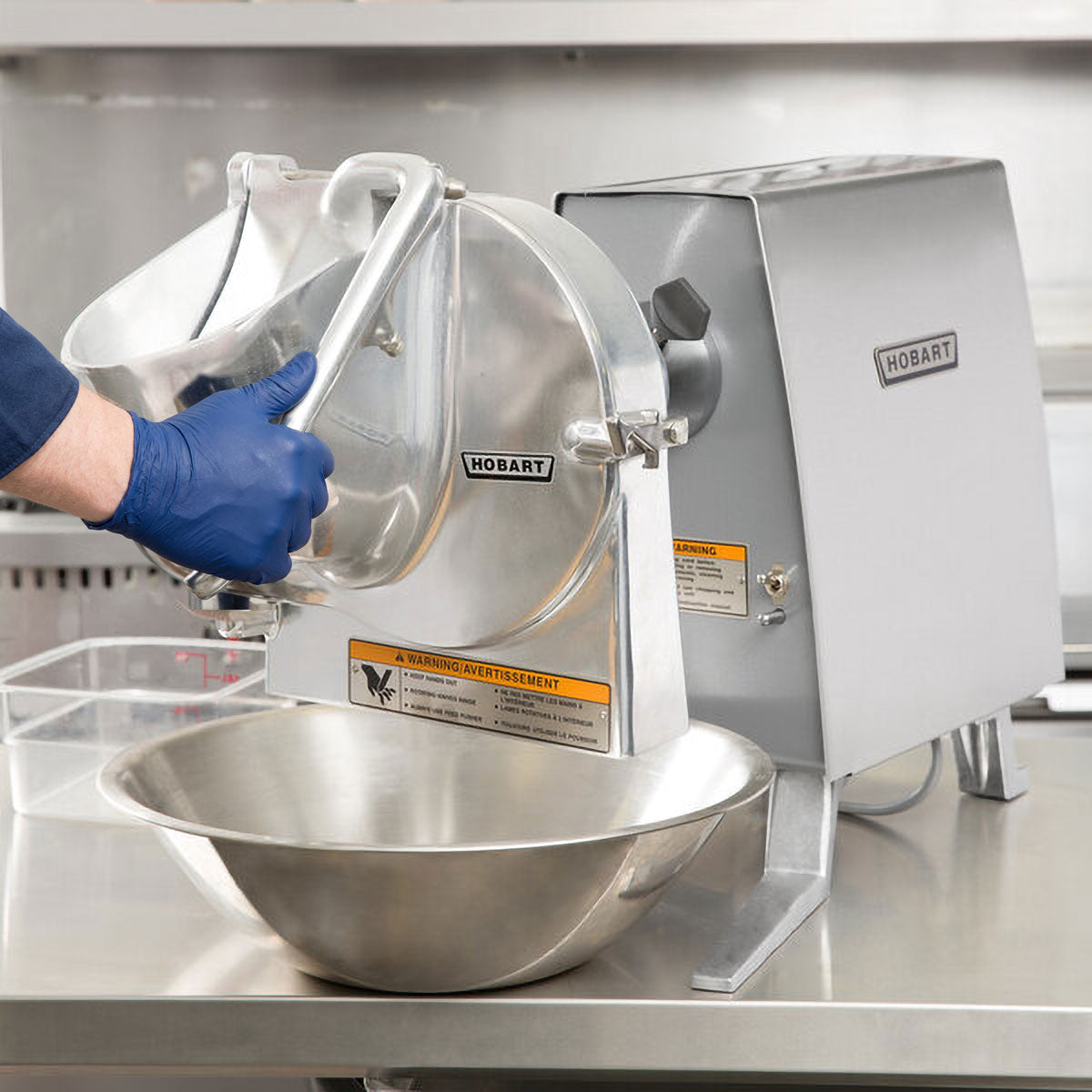 Hobart PD-35 Table Model Power Drive Unit, #12 Hub, 350 RPM, 1/2 HP, 115V/60Hz, Stainless Steel Finish