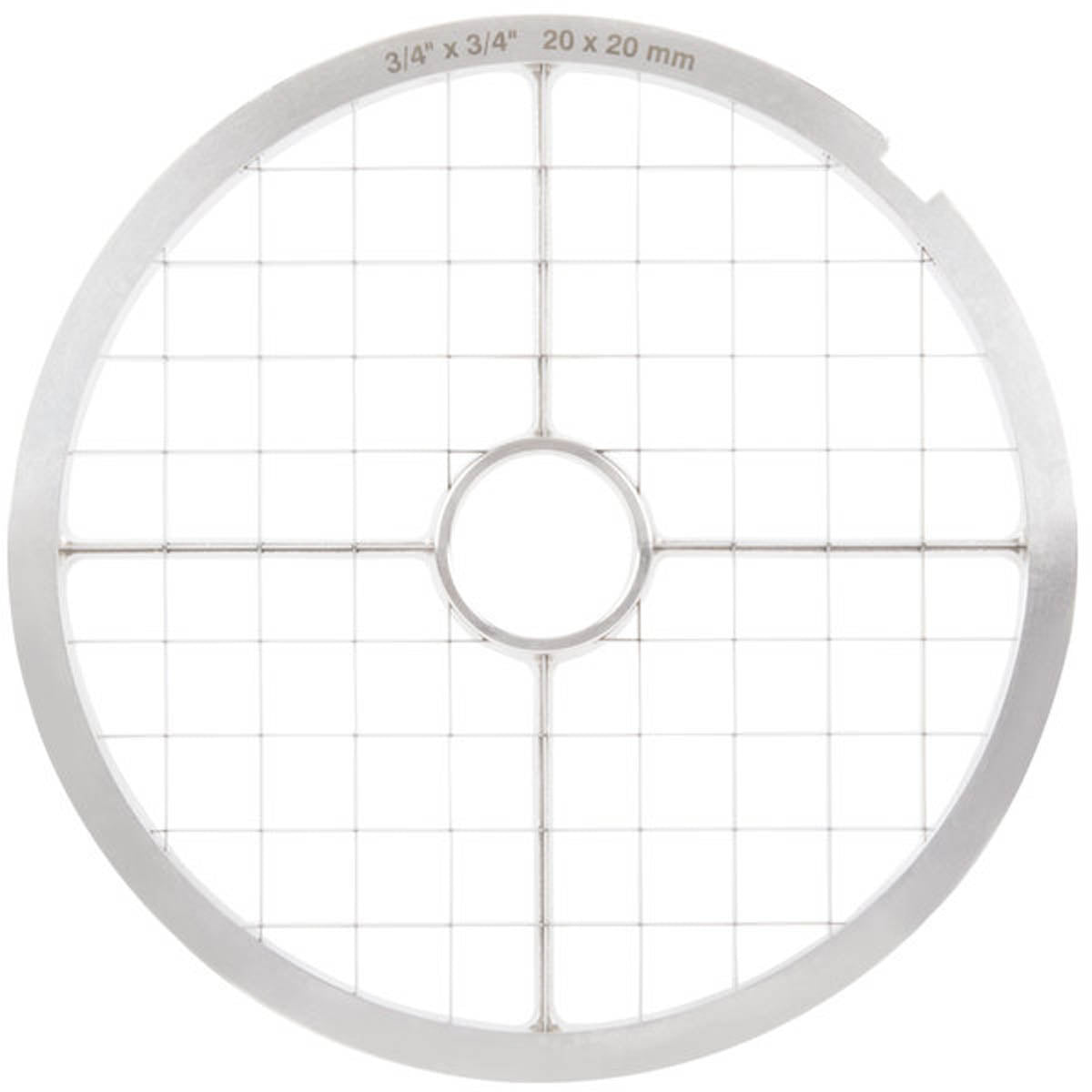 Hobart S35DICE-3/4LOW, 3/4" Low Stainless Steel Dicer Plate (20mm)