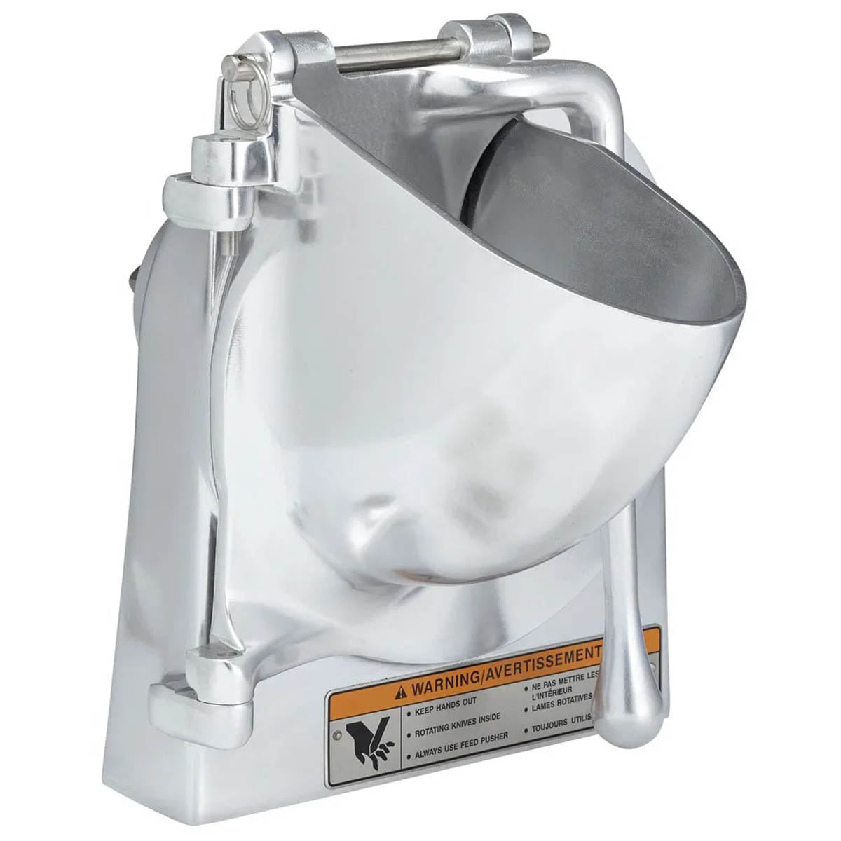 Hobart VS9-12 9-inch Vegetable Slicer for #12 Hub, Back Case, Hopper Front, Adjustable Slicer Plate