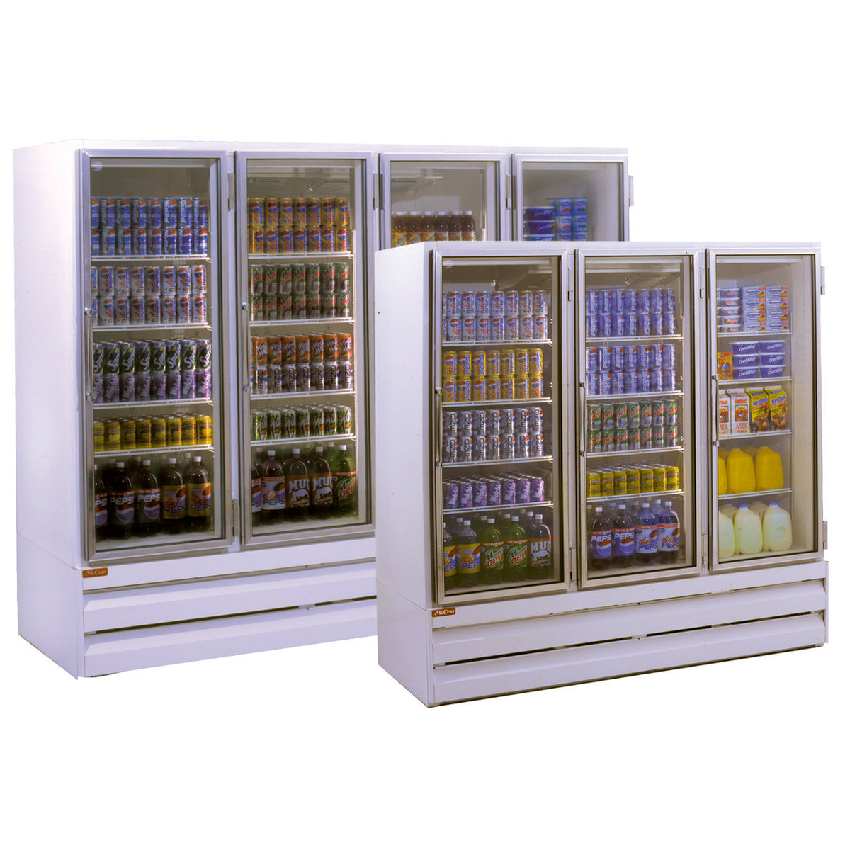 Howard-McCray GF102BM-FF 103" 4 Glass Door Freezer Merchandiser in White, 102 cu. ft.