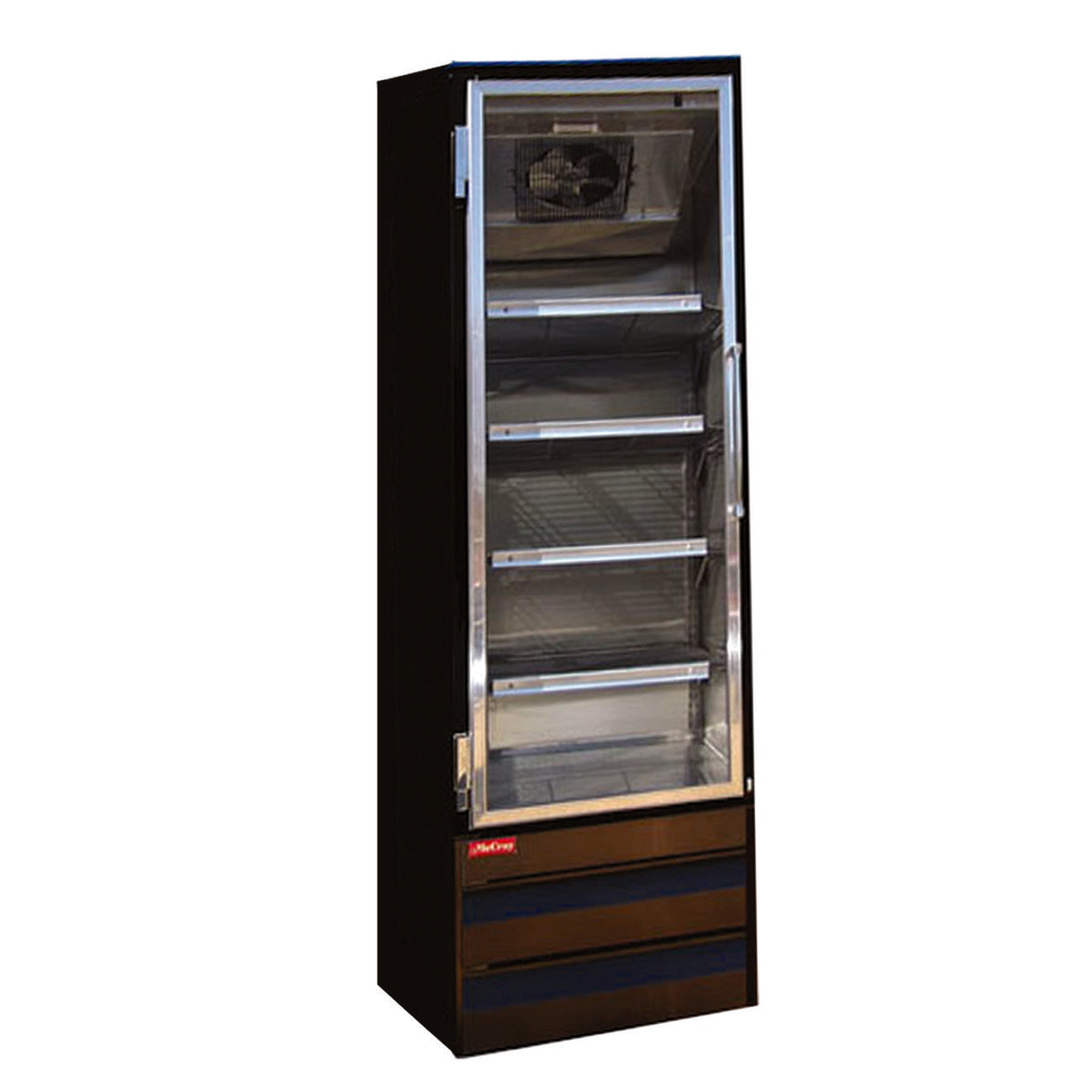Howard-McCray GF19BM-B-FF 26" 1 Glass Door Merchandiser Freezer in Black, 19 cu. ft.
