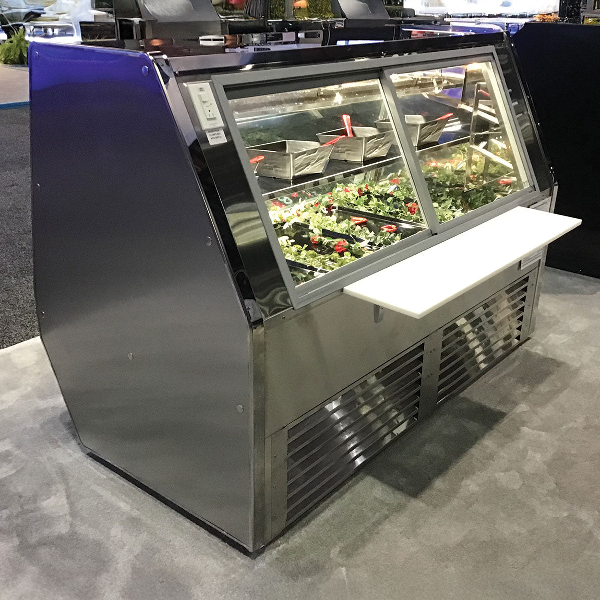 Howard-McCray R-CDS40E-4-S-LED 53" Flat Refrigerated Deli Display Case