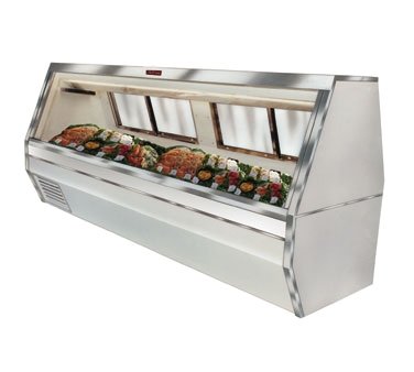 Howard-McCray R-CFS35-12-LED 143" Flat Refrigerated Seafood Display Case, Remote, White
