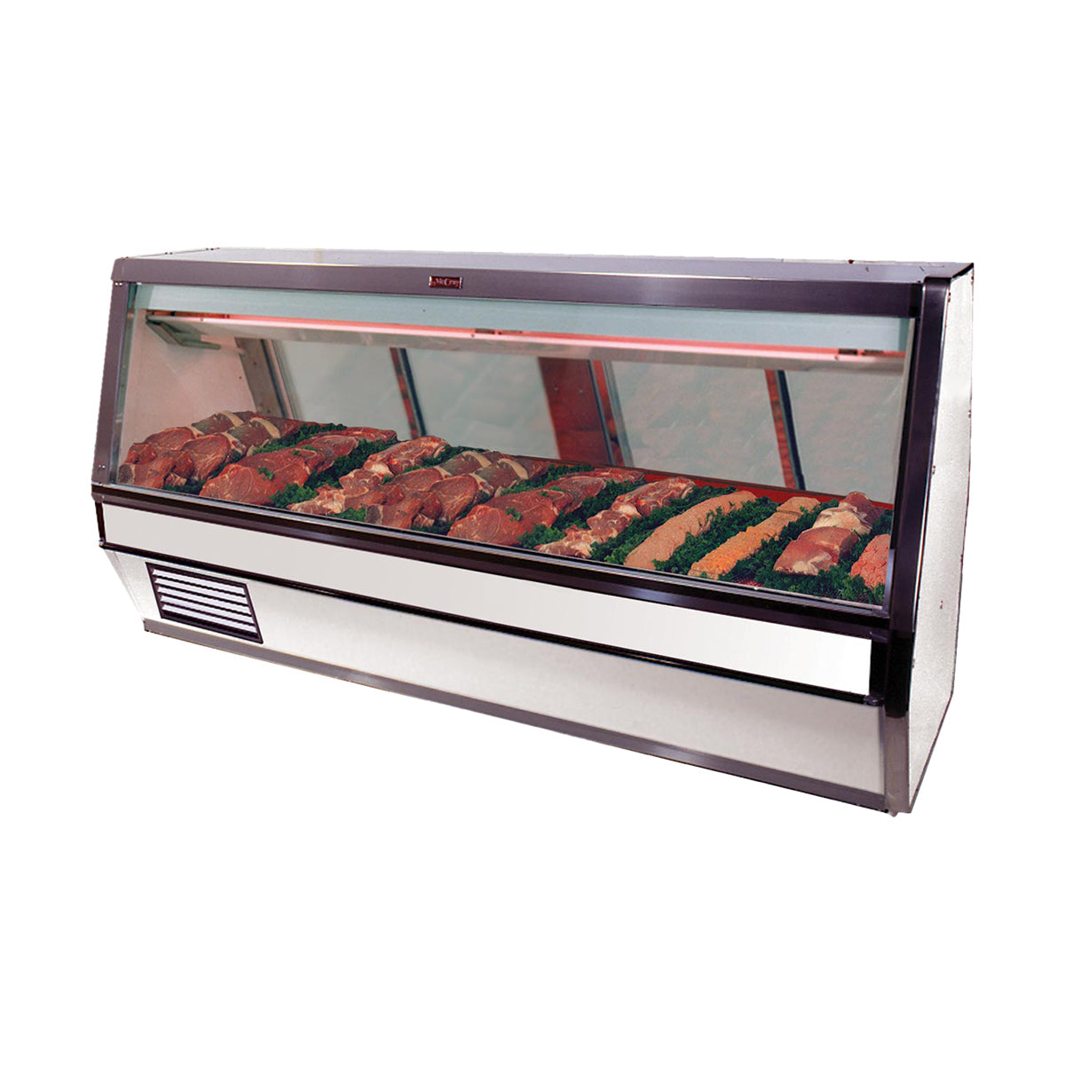 Howard-McCray R-CMS40E-10-S-LED 125" Single Duty Flat Refrigerated Meat Display Case, Remote