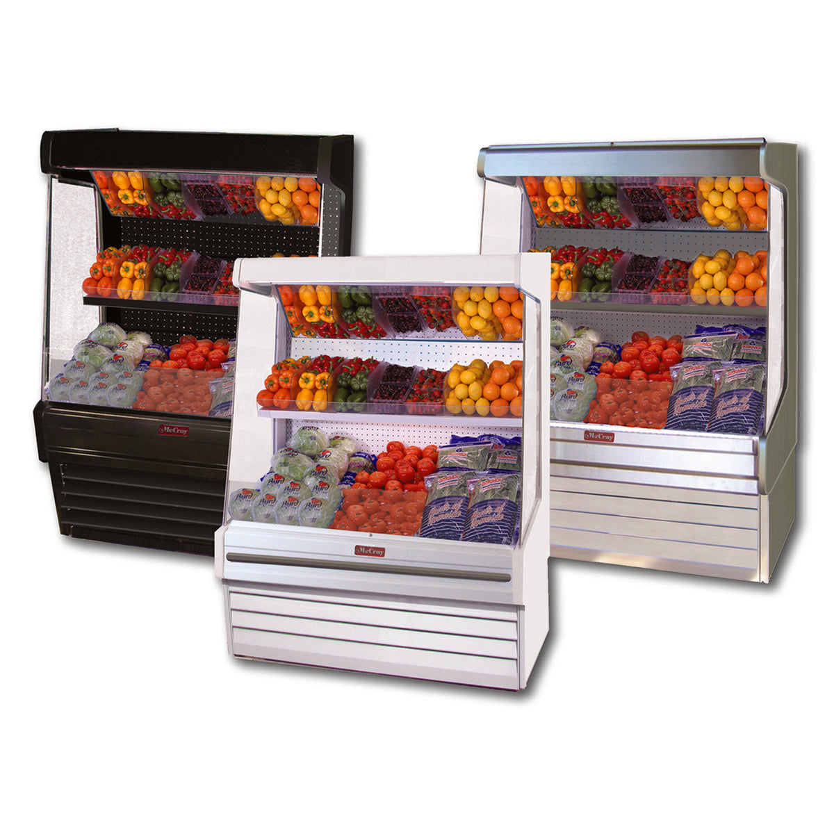 Howard-McCray R-OP30E-12-LED 147" Remote Refrigerated Produce Display Case, White