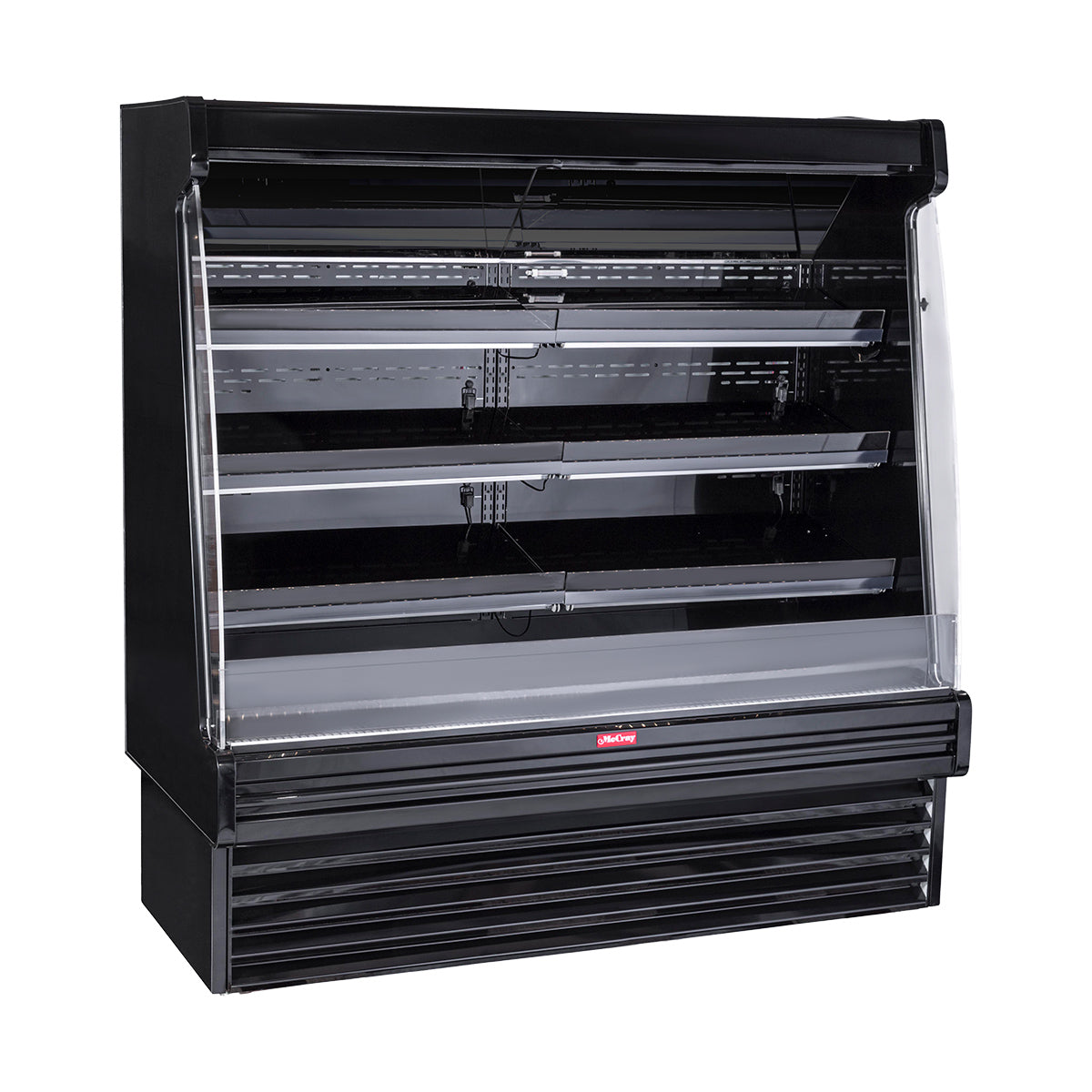 Howard-McCray R-OP35E-12S-B-LED 147" Remote Refrigerated Produce Display Case, Black