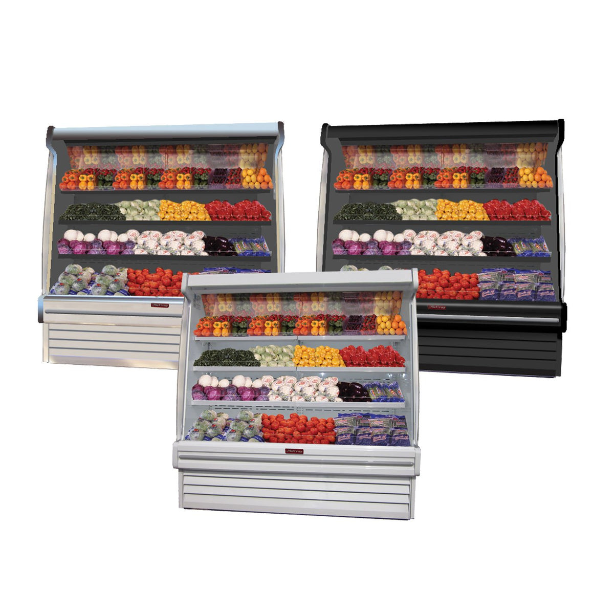 Howard-McCray R-OP35E-5S-S-LED 63" Remote Refrigerated Produce Display Case, Stainless