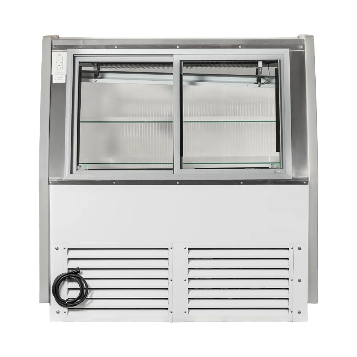 Howard-McCray SC-CBS40E-6C-S-LED 76" Refrigerated Bakery Display Case, Stainless Steel