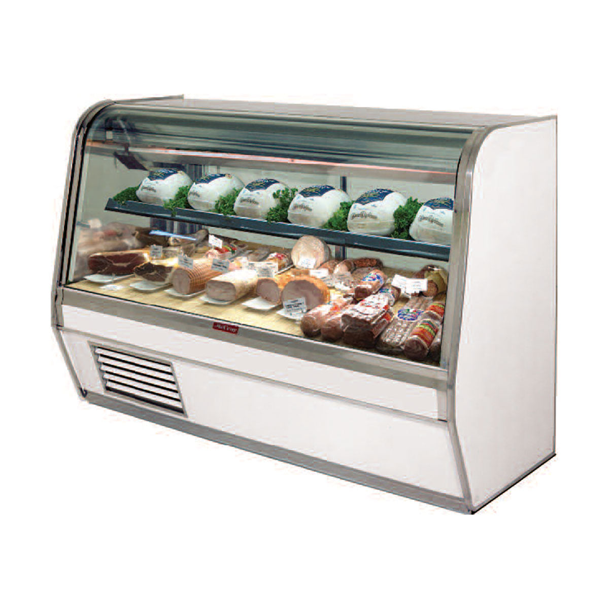 Howard-McCray SC-CDS32E-6C-LED 74" Curved Refrigerated Deli Display Case
