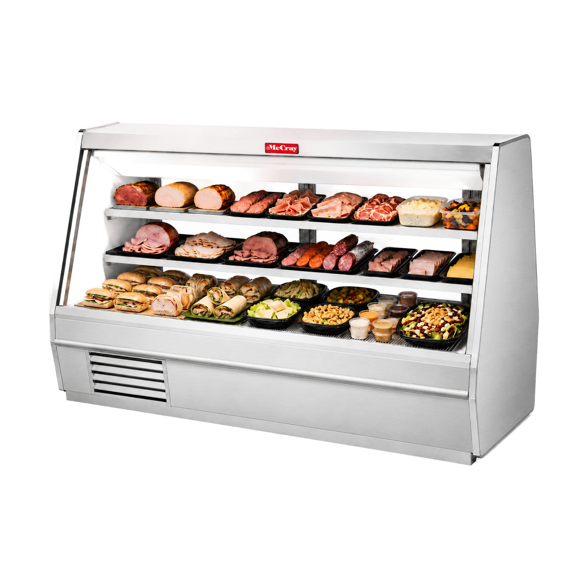 Howard-McCray SC-CDS32E-8-S-LED 98" Flat Refrigerated Deli Display Case