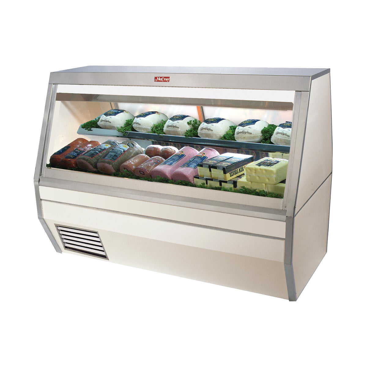 Howard-McCray SC-CDS35-10-S-LED 119" Flat Refrigerated Deli Display Case