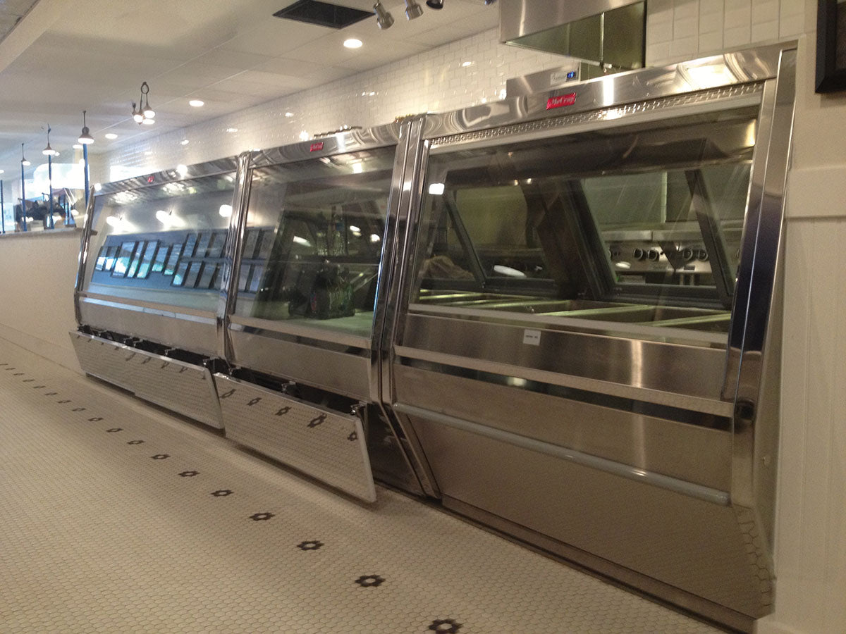 Howard-McCray SC-CDS40E-4-S-LED 53" Flat Refrigerated Deli Display Case
