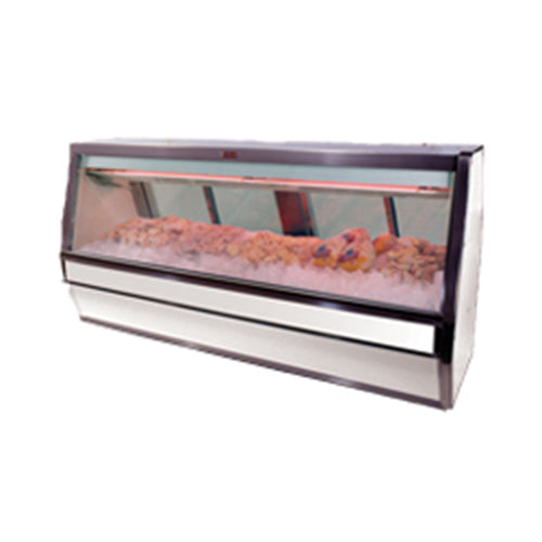 Howard-McCray SC-CFS40E-12-LED 148" Flat Refrigerated Seafood Display Case, White