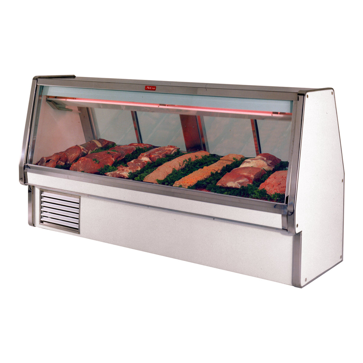 Howard-McCray SC-CMS34E-4-S-LED 53" Double Duty Flat Refrigerated Meat Display Case