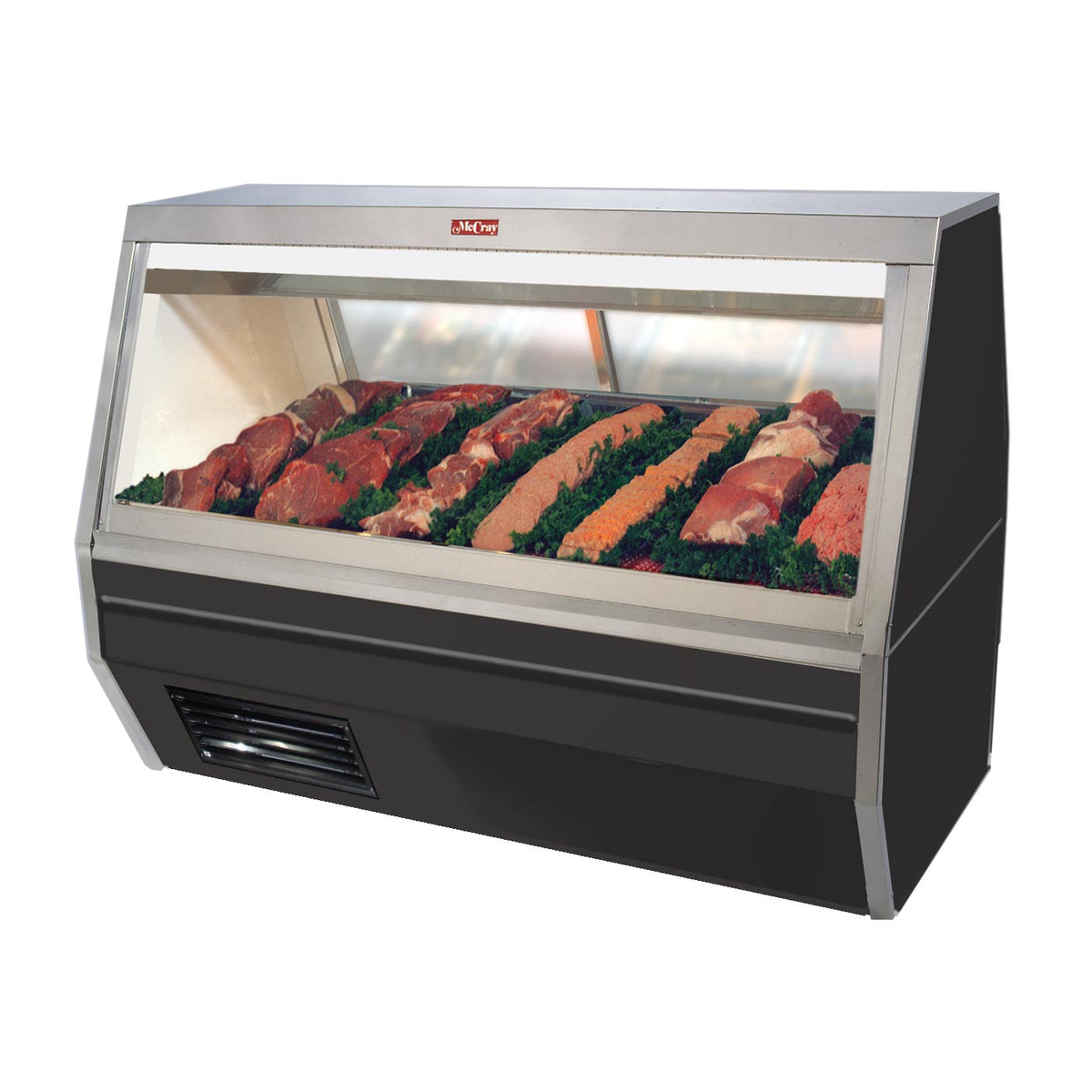 Howard-McCray SC-CMS35-4-BE-LED 50" Double Duty Flat Refrigerated Meat Display Case