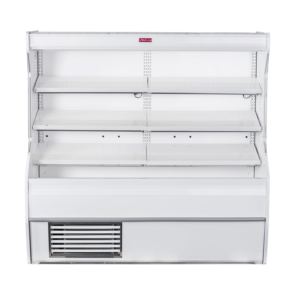 Howard-McCray SC-M32E-4-LED 50'' Vertical Meat Open Air Merchandiser in White, Self-Contained