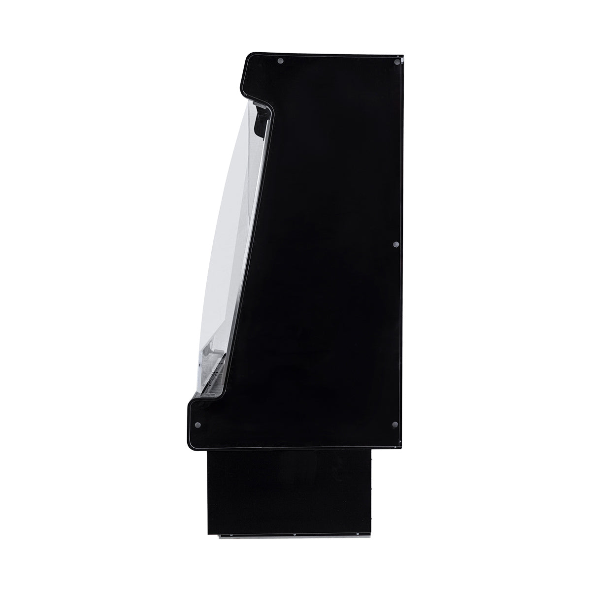Howard-McCray SC-M32E-6-B-LED 74" Vertical Meat Open Air Merchandiser in Black, Self-Contained