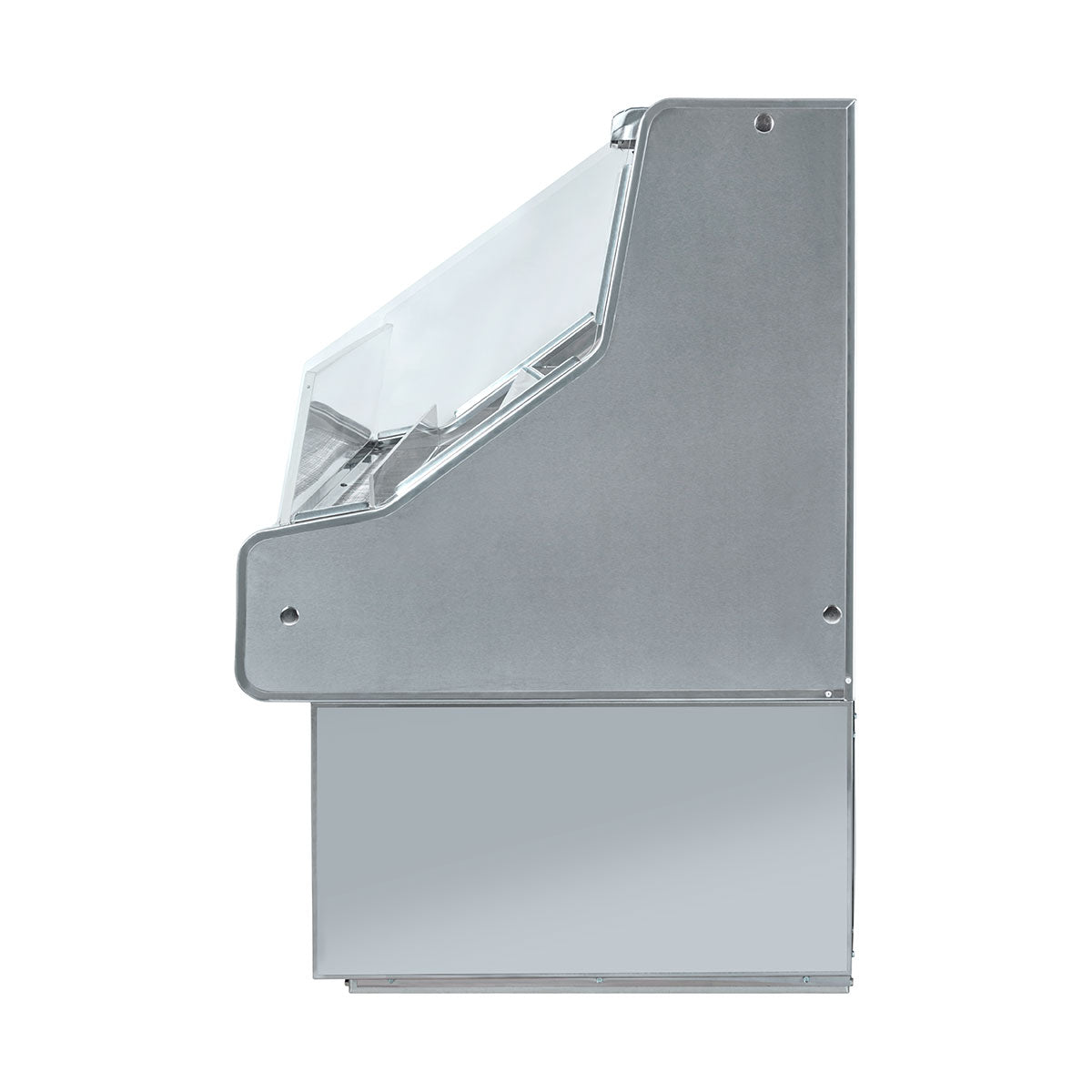 Howard-McCray SC-OS30E-4-S-LED 51" Horizontal Impluse Open Merchandiser, Stainless Steel, Self-Contained