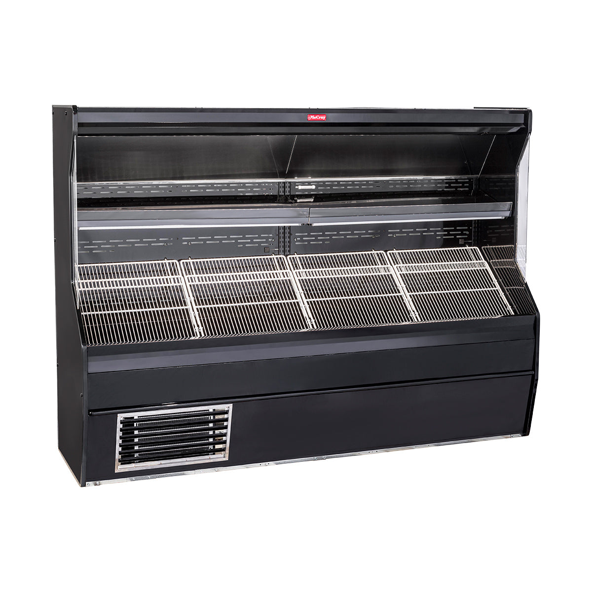Howard-McCray SC-P32E-6S-B-LED 74" Refrigerated Produce Display Case, Black