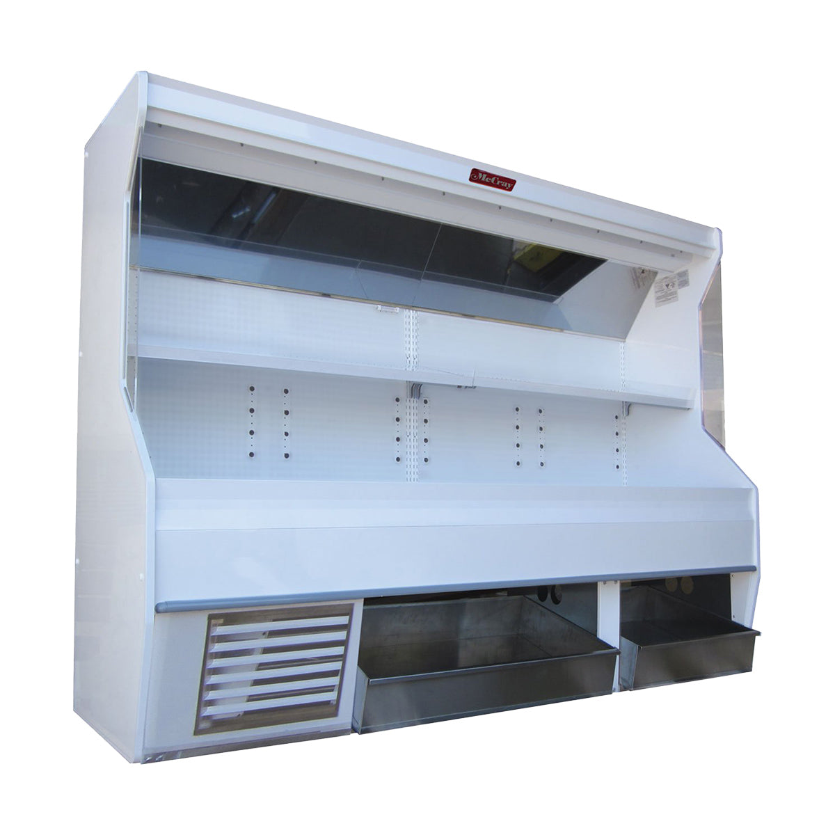 Howard-McCray SC-P32E-8S-BINS-LED 98" Refrigerated Produce Display Case, White