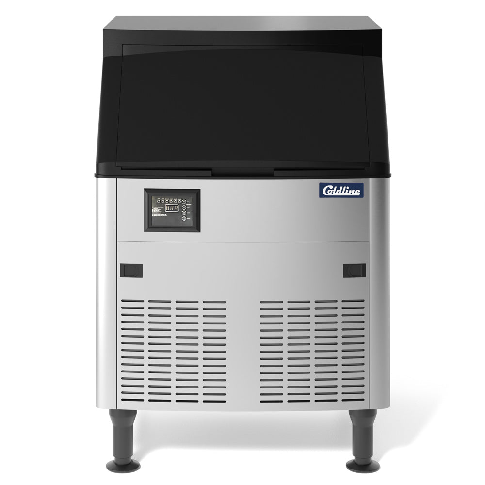 Coldline ICE280 half cube ice machine, front view